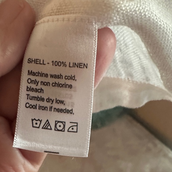 Casual White Linen Boatneck Tunic - NWT - Picture 7 of 8